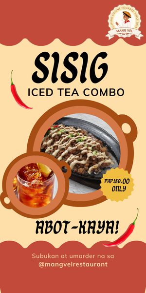 Sisig Iced Tea Combo - PHP 180.00